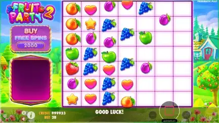 Fruit Party 2 Slot - Wilds und Kaskadierend